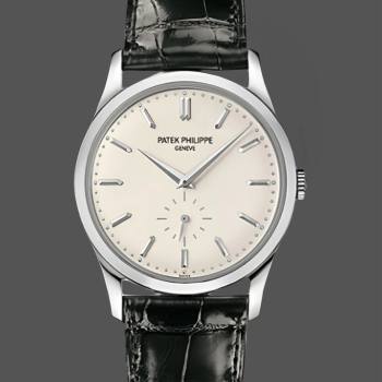 Patek Philippe Calatrava Silver Dial 18 kt White Gold 5196G 001 (w17173565)