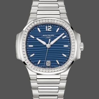 Patek Philippe Nautilus Ladies Stainless Steel Blue Dial 7118 1200A 001 35mm (w17184219)