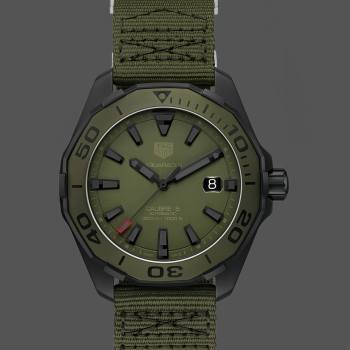 Tag Heuer Aquaracer Khaki Matte Dial Automatic WAY208E.FC8222 43mm (w17190116)