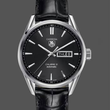 Tag Heuer Carrera Calibre 5 Steel & Leather WAR201A.FC6266 (w17216596)
