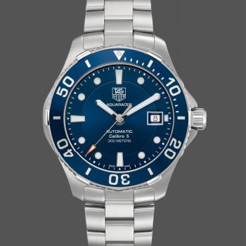Tag Heuer Aquaracer Calibre 5 Blue Dial WAN2111.BA0822 Watch (w17216607)