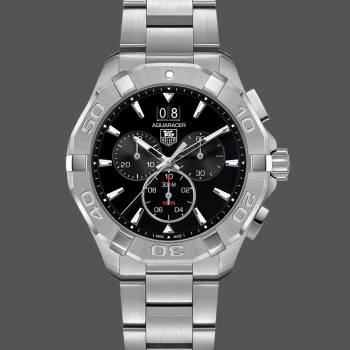 Tag Heuer Aquaracer 300M Chronograph 43mm Quartz Black Dial CAY1110.BA0927 (w17216623)