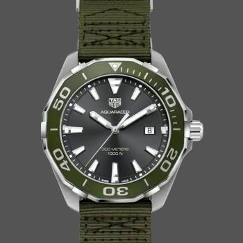 Tag Heuer Aquaracer Grey Dial Men Watch WAY101L.FC8222 Quartz 43mm (w17216629)