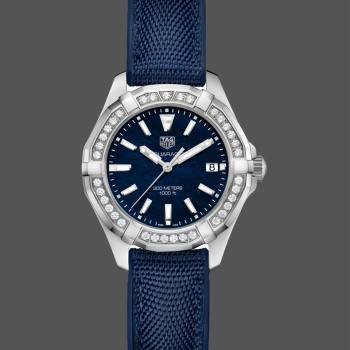 Tag Heuer Aquaracer Blue Pearl & Diamond WAY131N.FT6091 Quartz 35mm (w17216631)