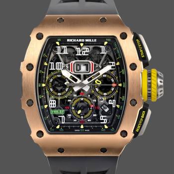 Richard Mille RM11-03 Carbon Automatic Flyback Chronograph Rose Gold (w17735490)