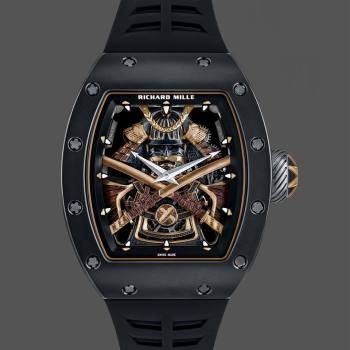 Richard Mille RM47 Edition Tourbillon Skeleton Black Ceramic Casing Watch (w17769308)