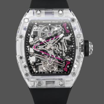 Richard Mille RM38-02 Tourbillon Movement Edition Crystal Black Rubber Strap (w17775179)