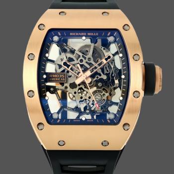 Richard Mille RM 035 Black Toro Nadal Rose Gold Watch (w17778466)