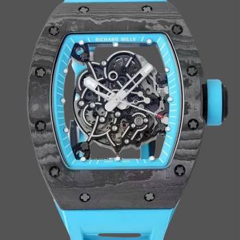 Richard Mille RM 055 Bubba Watson Yas Marina Circuit NTPT Blue (w17781002)