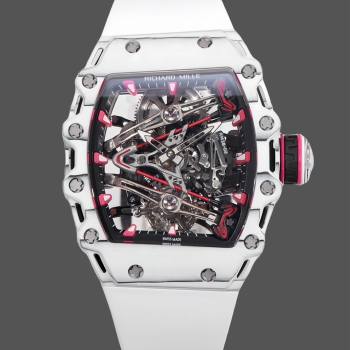 Richard Mille RM 38 02 Bubba Watson Tourbillon White Case Rubber & Fabric Strap (w17795207)