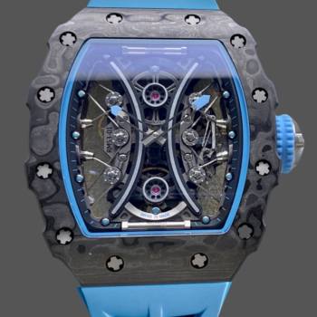 Richard Mille RM 53-01 Tourbillon Pablo Mac Donough Blue Rubber Strap (w17795221)