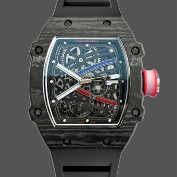Richard Mille RM 67-02 Automatic Sebastian Ogier Black Rubber Strap (w17795459)