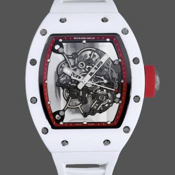 Richard Miller RM 055 RMUL2 NTPT Carbon Fiber White Case Red Mark (w17797263)