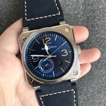 Bell & Ross INSTRUMENTS series BR0397-BL-SISCA2 Blue (w17821487)