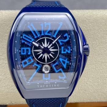 Swiss Franck Muller Framulan V45 Ceramic Yacht Model Blue 45mm (w17822066)