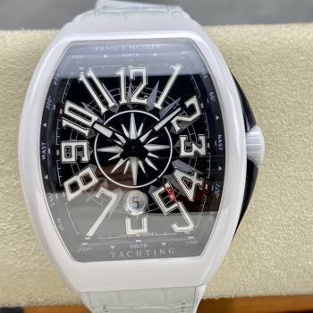 Swiss Franck Muller Framulan V45 White Ceramic Yacht Model White Arabic Numerals (w17822067)