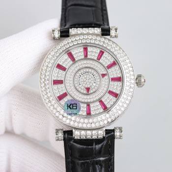 Franck Muller Double Mystery Ruby Diamond DM 42 D 2R CD Master of Complications Silver (w17826653)