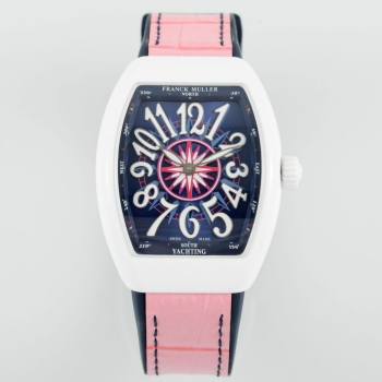Franck Muller Women Yacht Pink Leather Strap (w17826665)