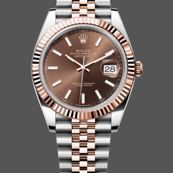 Rolex Datejust Automatic Rose Gold & Steel Watch m126331 0002 (w21262051)