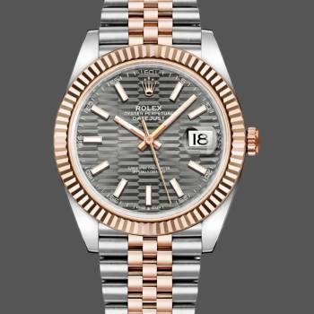 Rolex Datejust Grey Fluted Motif Dial m126331 0020 Mens Watch (w21263113)