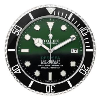 Rolex Deepsea Sea Dweller Green & Black Wall Clock (w21924206)