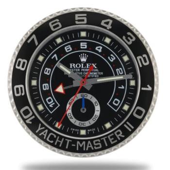 Rolex Yacht Master ll Black Wall Clock (w21924489)