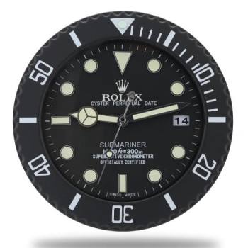 Rolex Submariner Vintage Black Wall Clock (w21929373)