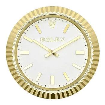 Rolex Presidential Classic Gold & White Wall Clock (w21930380)