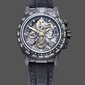 Rolex Daytona DIW Carbon Fiber Skeleton Black Watch (w22028430)