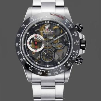 Rolex Daytona 116520 Artisans de Geneve La Barrichello Skeleton 40mm Steel Watch (w22044282)