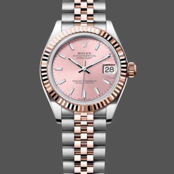 Rolex Lady Datejust 31 Two-Tone Fluted Rose Jubilee 279171 0023 (w22045133)