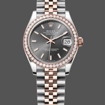 Rolex Datejust 31 Dark Rhodium Dial 278381RBR 0018 Lady Watch (w22045533)