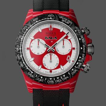 Rolex Daytona Diw x Kakha Kaladze Customised Oyster Red Quartz Carbon Fiber 40mm (w22045819)