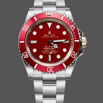 Rolex Blaken Submariner Truckee Red Limited Edition 40MM Mens Watch (w22046952)