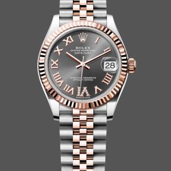 Rolex Datejust 31 Slate Grey Dial Diamond VI 278271 0030 Women Watch (w22047481)