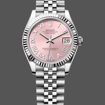 Rolex Datejust 31 Pink Dial Diamond VI 278274 0024 Women Watch (w22048299)
