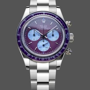 Rolex Daytona Artisans de Geneve Customized 40mm Burgundy Purple dial Mens Watch (w22048319)