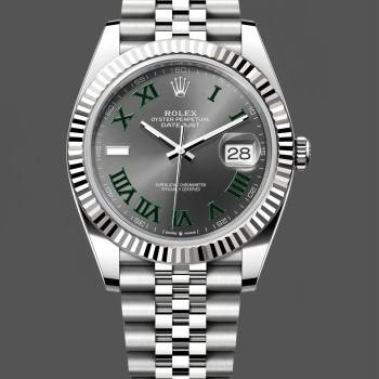 Rolex Datejust 126334 0022 41mm Slate Grey Roman Dial Men Watch (w22052755)