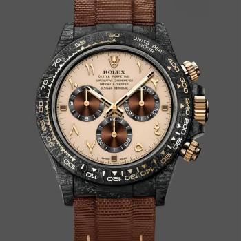 Rolex Daytona DIW Desert Eagle Arabic Carbon Fiber Customised Cream Dial 40 mm (w22052759)