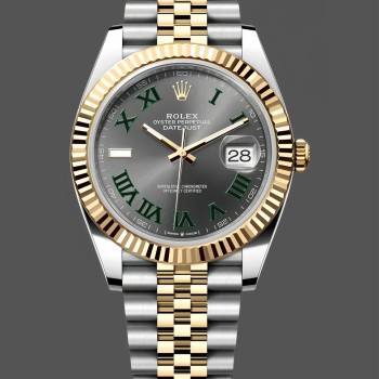 Rolex Datejust m126333 0020 Grey Dial Jubilee 41mm Two Tone Men Watch (w22056616)