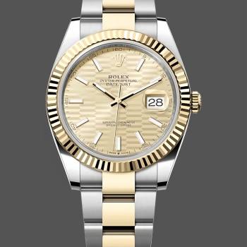 Rolex Datejust 41 Oystersteel & 18K Yellow Gold 126333 0021 Men Watch (w22056633)