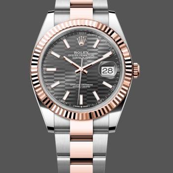 Rolex Datejust 41 Everose Gold & Stainless Steel 126331 0019 Men Watch (w22056645)