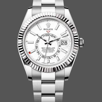 Rolex Sky Dweller 42 Oystersteel White Dial m336934 0003 Men Watch (w22057587)