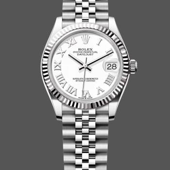 Rolex Datejust 31 White Roman Dial Fluted Bezel Jubilee 278274 0010 Ladies Watch (w22058527)