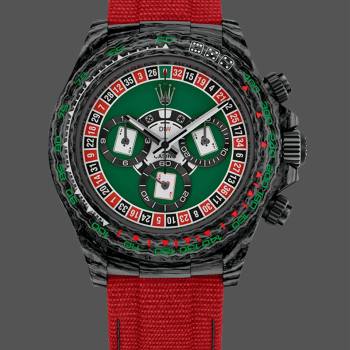Rolex Daytona Diw Black Carbon Lucky Player (casino) 40mm Oyster (w22058963)