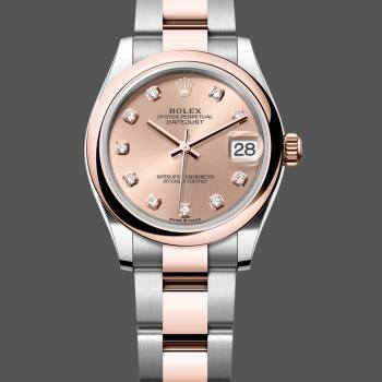 Rolex Datejust 31 Everose Gold Rose Diamond Dial M278241 0023 Women Watch (w22066770)