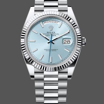 Rolex Day-Date 40 Ice Blue Dial m228236 0018 Men Watch (w22066778)