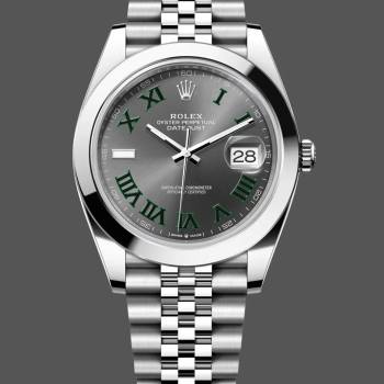 Rolex Datejust 41mm Stainless Steel m126300 0014 Slate Roman Jubilee (w22066841)