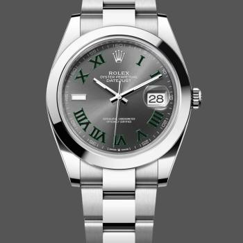 Rolex Datejust 41 Oyster Stainless Steel Slate M126300 0013 Men Watch (w22066847)