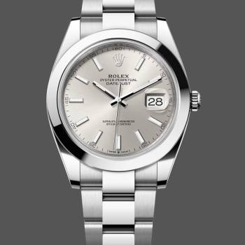 Rolex Datejust 41 Silver Dial 126300 0003 Silver Men Watch (w22066853)